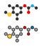 Methiocarb pesticide molecule