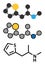 Methiopropamine (MPA) recreational drug molecule