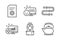 Methodology, File settings and Smile icons set. Hospital nurse, Medical analytics and Teapot signs. Vector