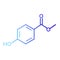 Methylparaben vector icon