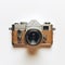 Meticulously Detailed Camera With A Wooden Look - Creative Commons Attribution