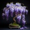Meticulously Detailed Wisteria Bonsai With Graceful Curves