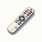 Meticulously Illustrated Remote Control In Pale Palette - Cartoon Style