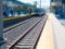 Metro Light Rail Platform Looking West At 26th St/Bergamot Station In Santa Monica