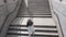 Metro stairs blurred people time lapse, loopable