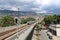 Metro system in medellin, colombia