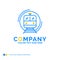 metro, train, smart, public, transport Blue Yellow Business Logo