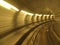 Metro tunnel blur