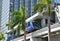 Metromover train in Downtown Miami