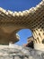 The Metropol Parasol, Incarnation Mushrooms, is a wooden structure designed by Jurgen Mayer, in Seville old quarter