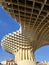 The Metropol Parasol, Incarnation Mushrooms, is a wooden structure designed by Jurgen Mayer, in Seville old quarter
