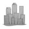 Metropolis.Realtor single icon in monochrome style vector symbol stock illustration web.