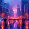 Metropolis Twilight: City of Shimmering Lights