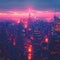 Metropolis Twilight: City of Shimmering Lights