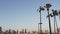 Metropolis urban skyline, highrise skyscrapers, San Diego Bay, California USA. Pacific ocean harbour in sunset light, view from