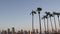 Metropolis urban skyline, highrise skyscrapers, San Diego Bay, California USA. Pacific ocean harbour in sunset light, view from