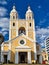 Metropolitan Cathedral of Florianopolis in Santa Catarina, Brazil. Historic monument of Praca XV de Novembro