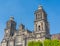 Metropolitan cathedral in Mexico city. Details of colonial architecture. Travel photo. Wallpaper or background. Latin