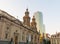 Metropolitan Cathedral of Santiago, in the Armas square. It is the main temple of the Catholic Church in the country, built