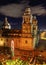 Metropolitan Cathedral Zocalo Mexico City Mexico at Night