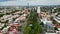 Metropolitan Horizontal Drone Footage on Lazaro Cardenas Avenue, Guadalajara