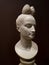 Metropolitan museum, NY woman portrait, sculpture, white marble