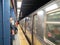 Metropolitan Transportation Authority MTA subway train whizzin