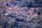 Metsovo city greece houses homes in tourist restort on mountain pindos