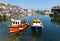 Mevagissey Cornwall England boats in the harbour