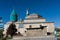 Mevlana Tomb and Mosque in Konya City. Mevlana museum view from above , Mevlana Celaleddin-i Rumi