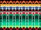 Mexican Blanket Stripes multi color Vector modern zig zag Pattern. Typical colorful woven fabric from central america