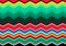 Mexican Blanket Stripes multi color Vector zig zag Pattern. Typical colorful woven fabric from central america