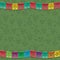 Mexican bunting decoration