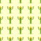 Mexican cactus seamless background
