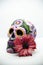 Mexican calavera, with floral decorations