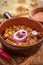 Mexican chilli con Carne with red lentils