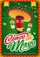 Mexican Cinco de Mayo flyer with chili character