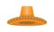 Mexican Cinco de Mayo hat with mexican texture for your design. Vector illustration.