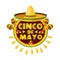 Mexican Cinco de Mayo holiday sombrero icon