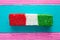 Mexican coconut flag candy striped chredded