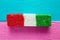 Mexican coconut flag candy striped chredded