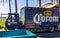 Mexican Corona beer trucks cargo transporter delivery cars in Mexico