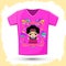 Mexican Doll with decorative ornaments t-shirt print design template