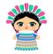 Mexican Doll vector illustration