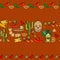 Mexican Festive seamless striped pattern. Ethnic and tribal motifs. Vector.