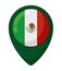 mexican flag location pin