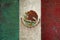 Mexican Flag Retro Grunge