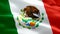Mexican flag waving in wind video footage Full HD. Realistic Mexican Flag background. Mexico Flag Looping Closeup 1080p Full HD 19