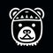 Mexican Folklore-inspired Bear Logo With Tar Okamoto And Rumiko Takahashi Style