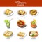 Mexican food cuisine traditional dishes of meal dishes